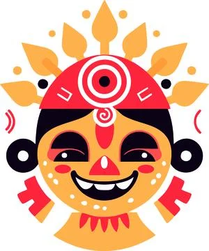 Vector maya civilization flat design Stock Illustration