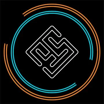 Vector maze abstract - puzzle labyrint symbol Stock Illustration