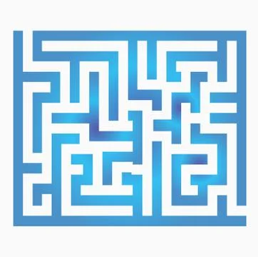 Vector Maze Background Stock Illustration