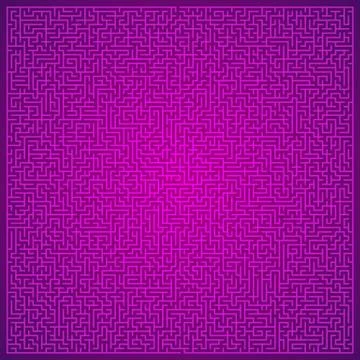 Vector Maze. Labyrinth with Entry and Exit. 스톡 일러스트