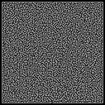Vector Maze. Labyrinth with Entry and Exit. 스톡 일러스트