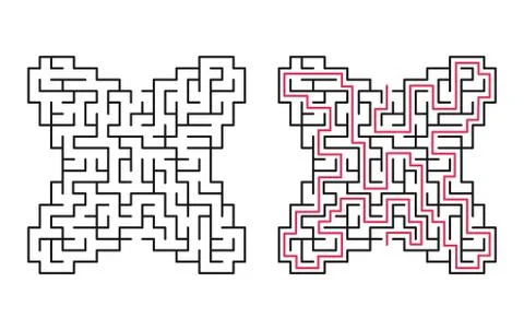 Vector maze / labyrinth. Stock Illustration