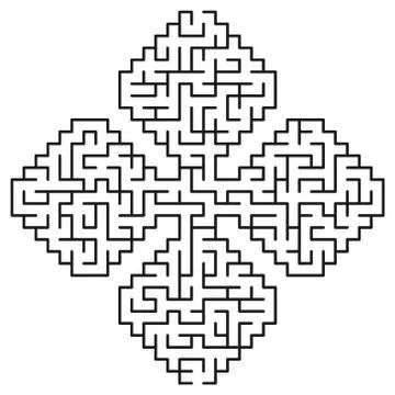 Vector maze / labyrinth. Stock Illustration