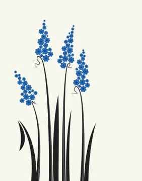 Vector meadow flowers Stock Illustration