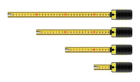 Vector measure tape meter Stock Illustration