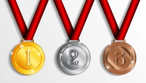 Vector medals Stock Illustration