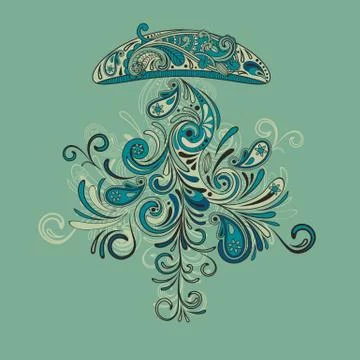 Vector medusa Stock Illustration