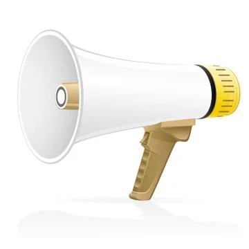 Vector megaphone icon Stock Illustration