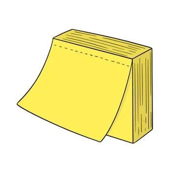 Vector of memo note Stock Illustration