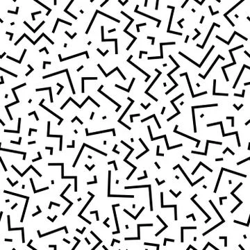 Vector memphis seamless pattern. Иллюстрация