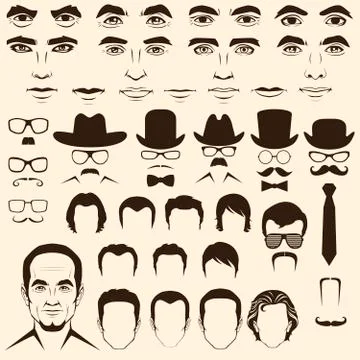 Vector men Stock Illustration