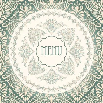 Vector menu template Stock Illustration