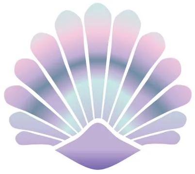 Vector Mermaid Shell Stock Illustration