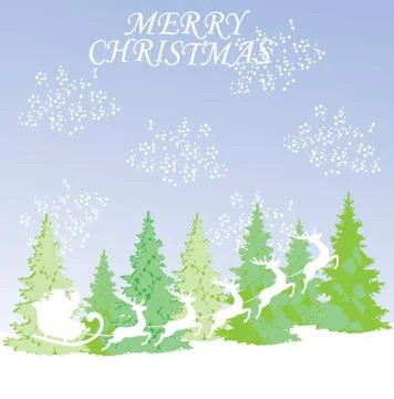 Vector Merry Christmas Stock Illustration