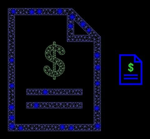 Vector Mesh Web Price Page with Majestic Wire Frame Spots 스톡 일러스트