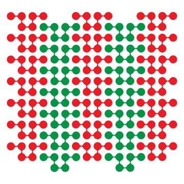 Vector Meta ball Connect Dot Set. Molecule chain. Circle Shapes. Abstract Geo 스톡 일러스트