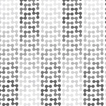 Vector Meta ball Connect Dot Set. Grey Molecule chain. Circle Shapes. Abstrac Illustrazione stock