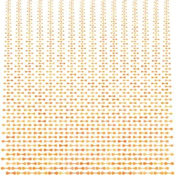Vector Metaball Connect Dot Set. Molecule chain. Circle Shapes. Abstract Geom Illustrazione stock