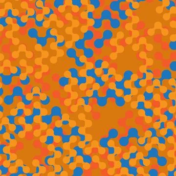 Vector Metaball Connect Dot Set. Molecule chain. Circle Shapes. Abstract Geom Illustrazione stock