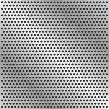 Vector metal grid background, industrial pattern Illustrazione stock