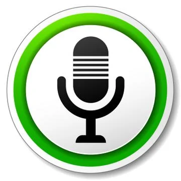 Vector microphone icon Stock Illustration