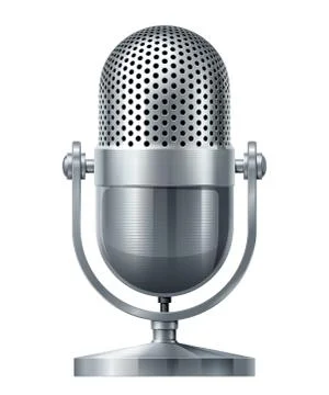 Vector microphone Stock Illustration