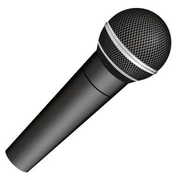 Vector microphone Stock Illustration