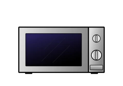 Vector microwave oven Stock Illustration