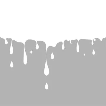Vector of milk splash. Splash of milk on grey background. Stock Illustration