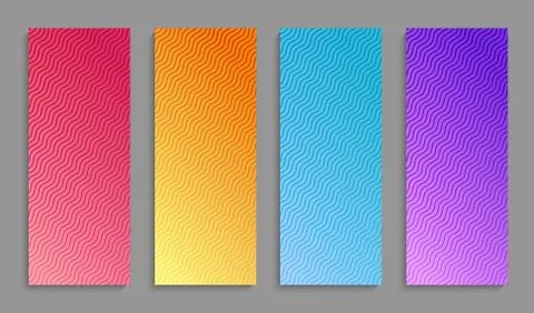 Vector Minimal covers design. Geometric halftone gradients. Stock Illustration