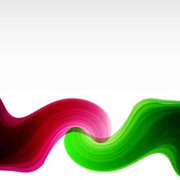 Vector minimal curve liquid spark wave background with space for text and m.. Stock Illustration