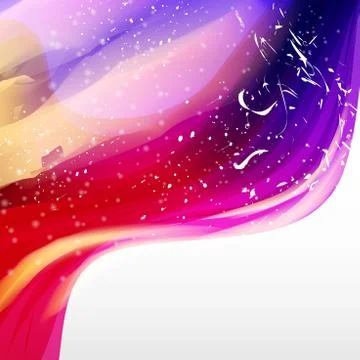 Vector minimal curve liquid spark wave background with space for text and mes Stock Illustration