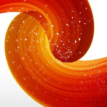 Vector minimal curve liquid spark wave background with space for text and mes Stock Illustration