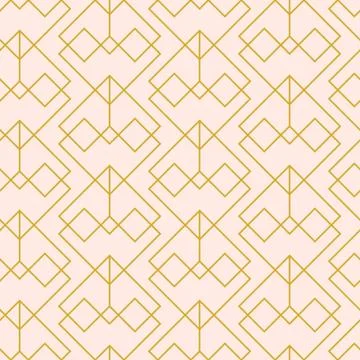 Vector minimal geometric seamless pattern Stock Illustration