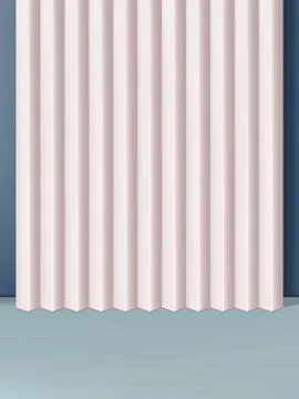 Vector Minimal Geometric Shapes Studio Shot Background. Pink &amp; Gray Stock Illustration