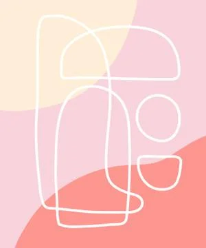 Vector minimal poster, cover background Stock Illustration