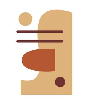 Vector minimal poster, cover background Stock Illustration