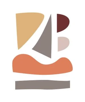 Vector minimal poster, cover background Stock Illustration