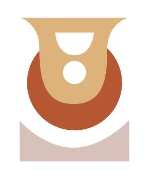 Vector minimal poster, cover background Stock Illustration
