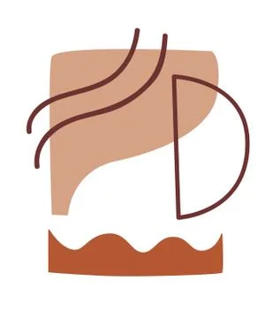 Vector minimal poster, cover background Stock Illustration