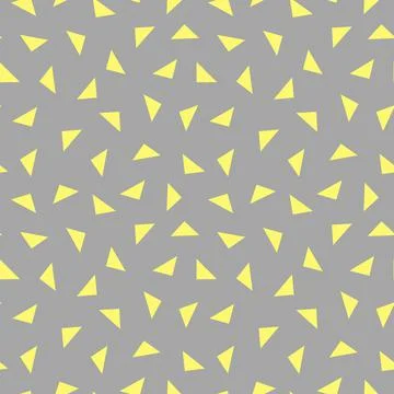 Vector minimal seamless pattern. Modern stylish gray background with triangles Illustrazione stock
