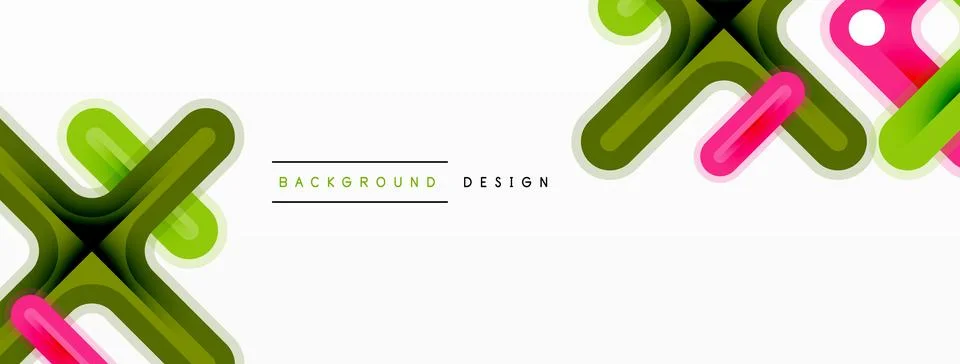 Vector minimalist geometric abstract background design Stock Illustration