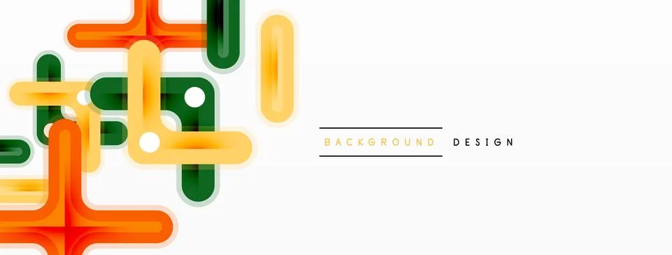 Vector minimalist geometric abstract background design Stock Illustration