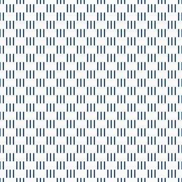 Vector minimalistic striped seamless pattern. Blue endless texture. White rep Illustrazione stock