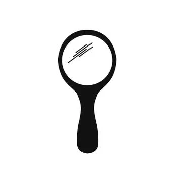 Vector mirror icon Stock Illustration