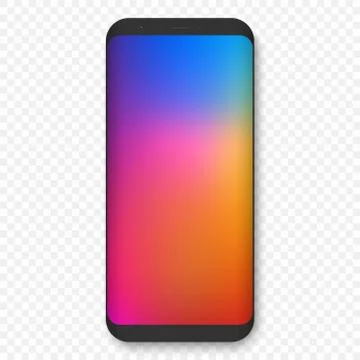 Vector mobile template Stock Illustration