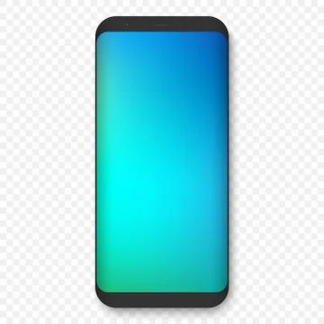 Vector mobile template Stock Illustration