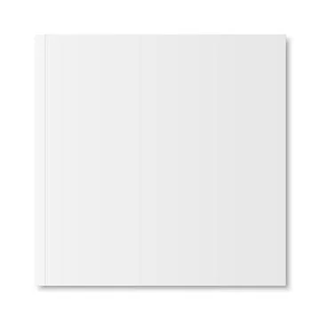 Vector mock up of book or magazine Stock Illustration