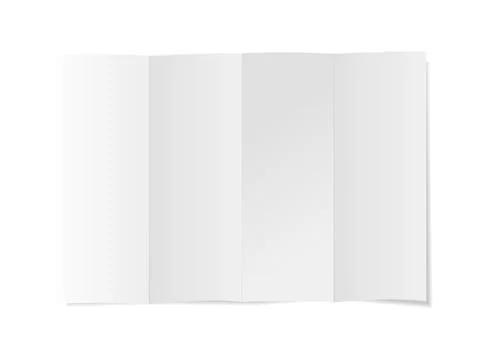 Vector mock up of an open notebook with blank white pages, realistic shadow, and 스톡 일러스트
