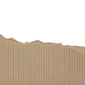 Vector mockup of torn cardboard kraft paper on isolated background. Illustrazione stock